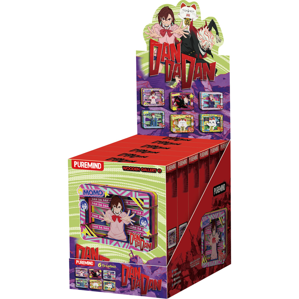 Product image Dandadan - Signal Intrusion Mystery Mini Wooden Picture 6-Pack Display